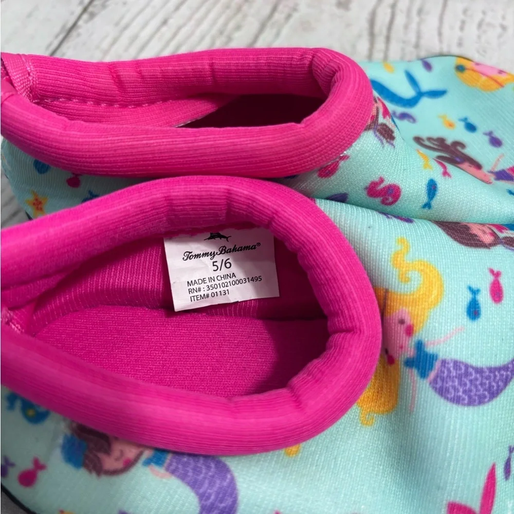 New Tommy Bahama Water Shoes Size 5/6 Toddler Mermaid Toddler Girls